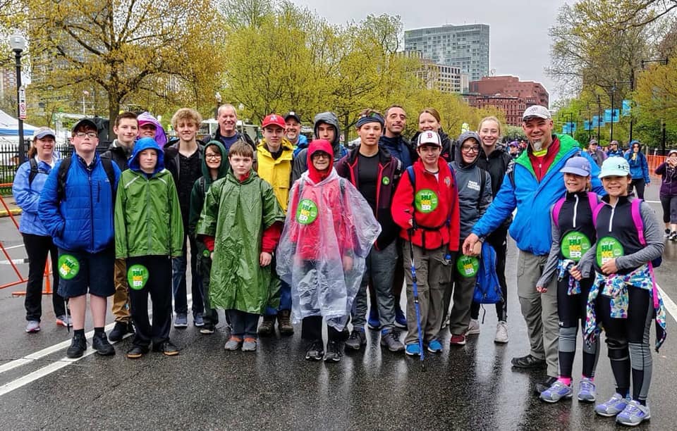 Troop 1 group portrait in Mendon.