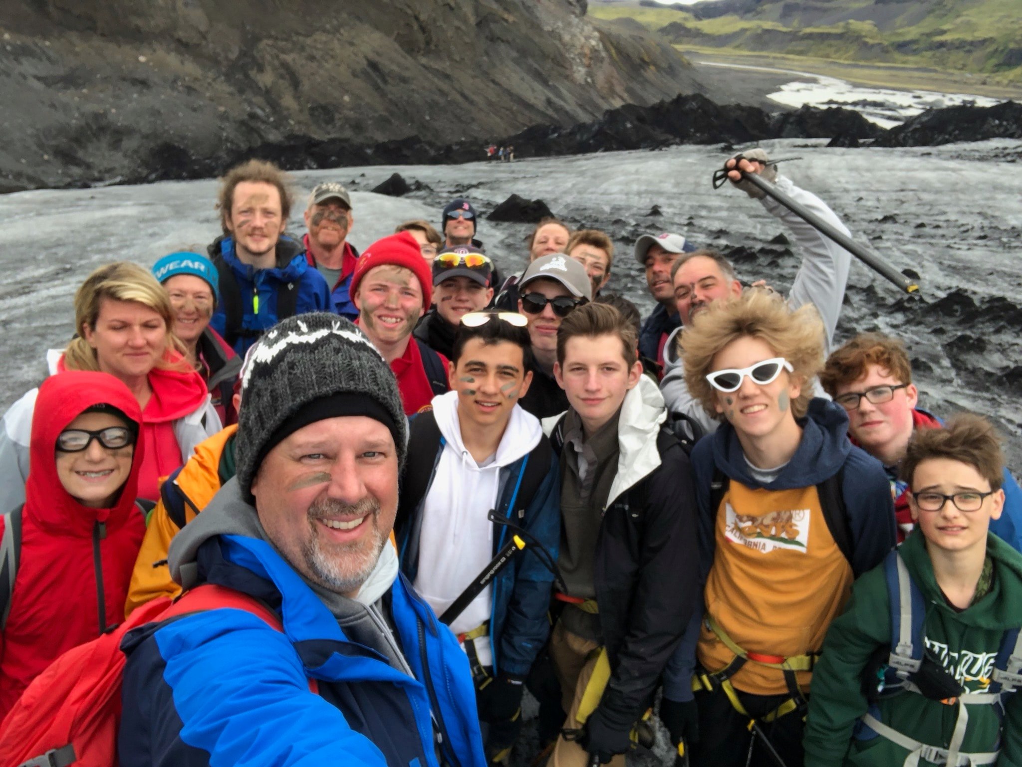 Troop 1 scouts and leaders in group shot.